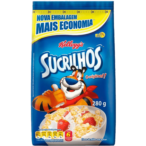 CEREAL SUCRILHO KELLOGGS SACHE 280G TRADICIONAL