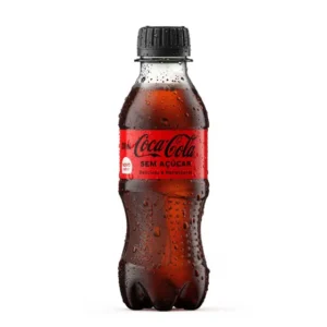 Refrigerante Coca Cola Sem Açúcar 200ml Sem Gelo