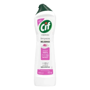 Cif Cremoso Multiuso Limpeza Milagrosa Floral Rosas e Jasmim 450ml