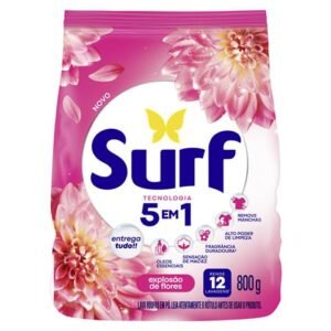 Lava-Roupas Pó Explosão de Flores Surf 800g