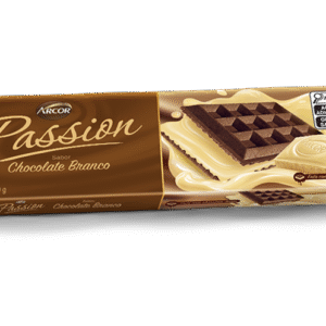 Wafer Passion sabor Chocolate Branco 80g