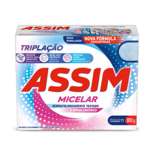 Lava Roupas em Pó Assim Micelar 800g