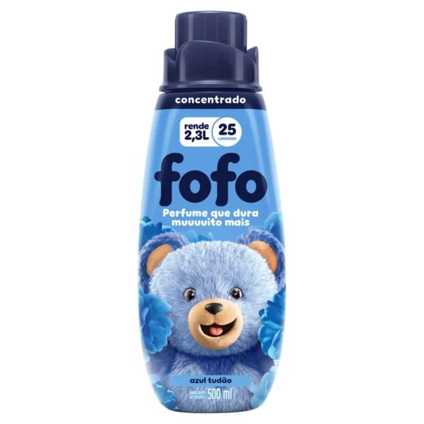 Amaciante Concentrado Fofo Azul Tudão 500ml