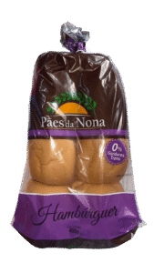 PÃO DE HAMBÚRGUER 400G PÃES DA NONA