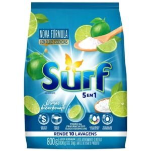 Lava-Roupas Pó Bicarbonato e limão Surf 800g