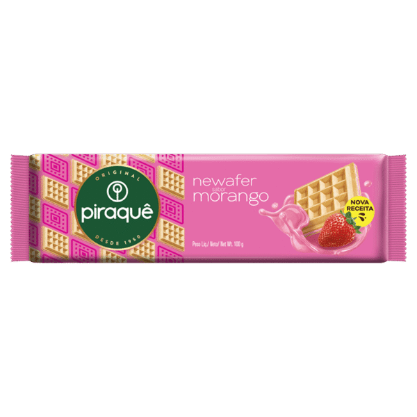 Newafer Morango Piraquê 100g